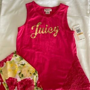 Juicy couture outfit size 7 girls
